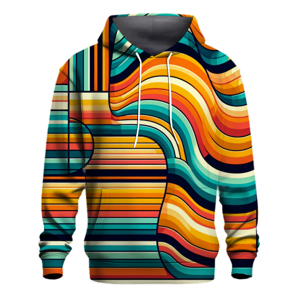 Groovy 70s Stripes Hoodie