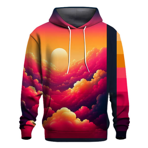 Sunset Coral Gradient Hoodie