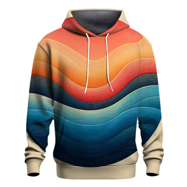 Ocean Sunset Gradation Hoodie