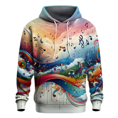 Radiant Music Waves Hoodie
