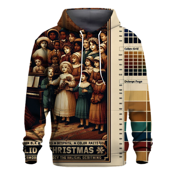 Christmas Carol Vintage Poster Hoodie