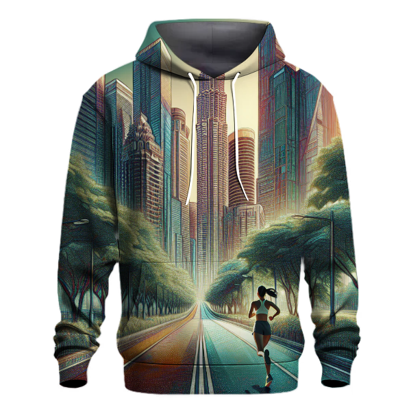 Dynamic Running Motion Hoodie