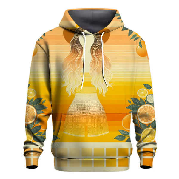 Citrus Sunrise Ombre Hoodie