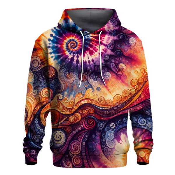 Electric Sunset Burst Hoodie