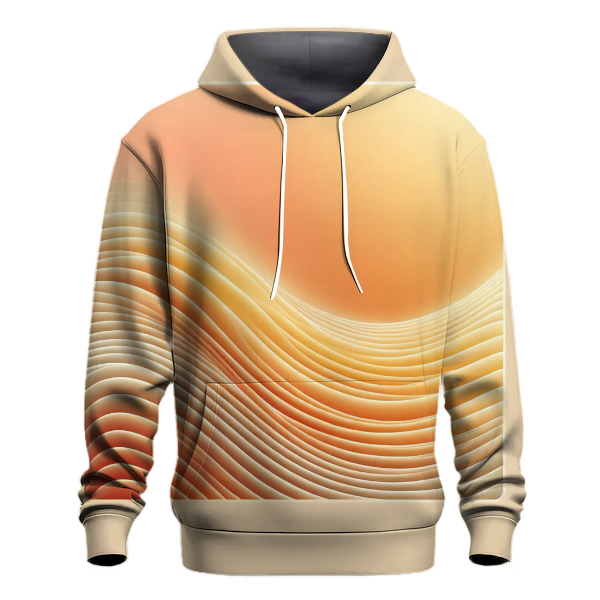 Blushing Sunrise Gradient Design Hoodie