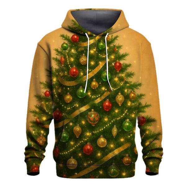 Joyful Christmas Tree Decor Hoodie