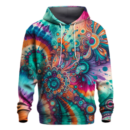 Rainbow Lagoon Tie-Dye Hoodie