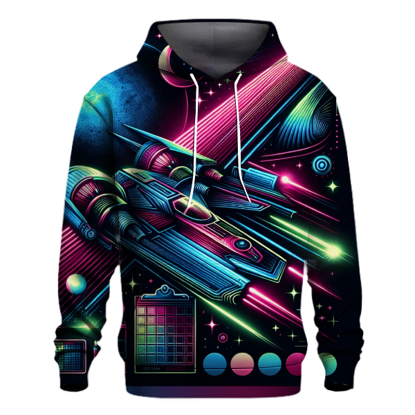Radical Retro Spaceship Hoodie