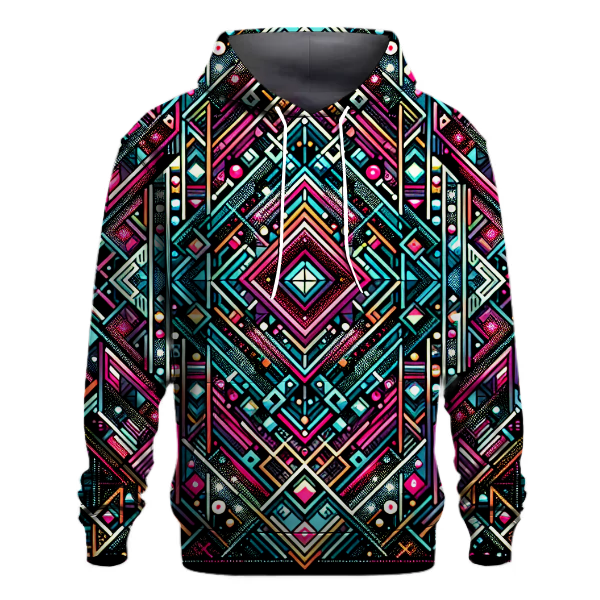Neon Prism Glimmer Hoodie