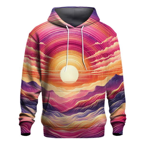 Ethereal Sunset Mirage Hoodie
