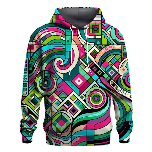 Funky Grooves Mosaic Hoodie