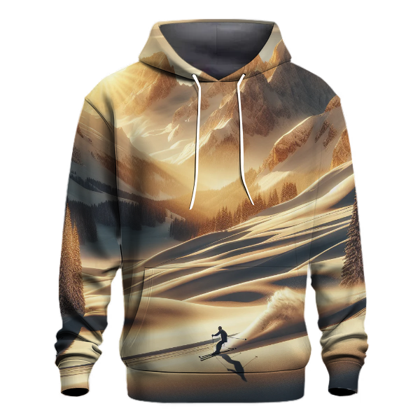 Skiing Solitude Hoodie