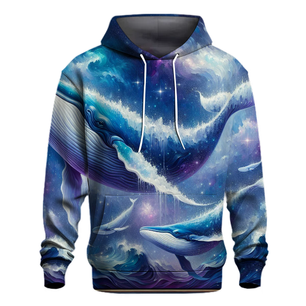 Celestial Whale Journey Hoodie