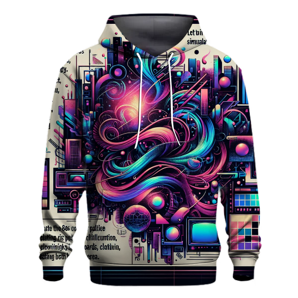 Cybernetic Flux Dreams Hoodie