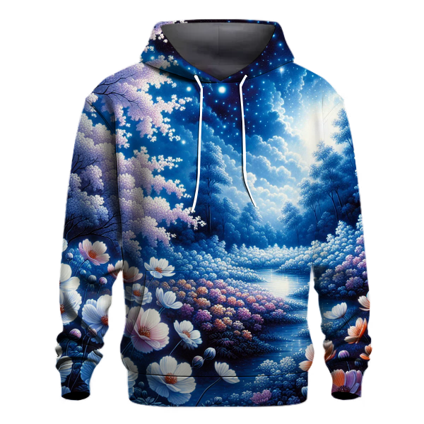 Enchanting Night Blooms Hoodie