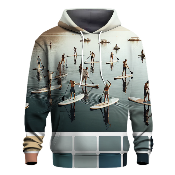 Paddleboarding - Serenity on Water Hoodie