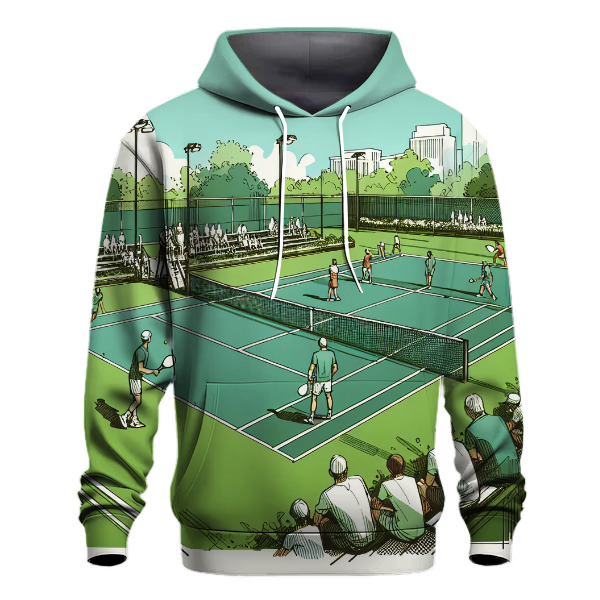 Tennis Court Energy Hoodie