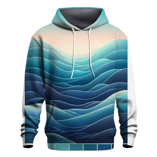 Sapphire Wave Dance Hoodie