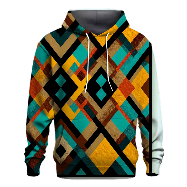 Funky Argyle Groove Hoodie