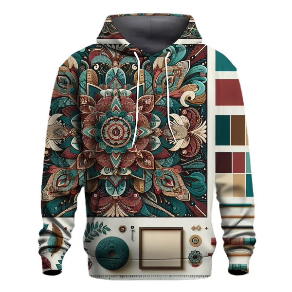 Retro Bohemian Patterns Hoodie