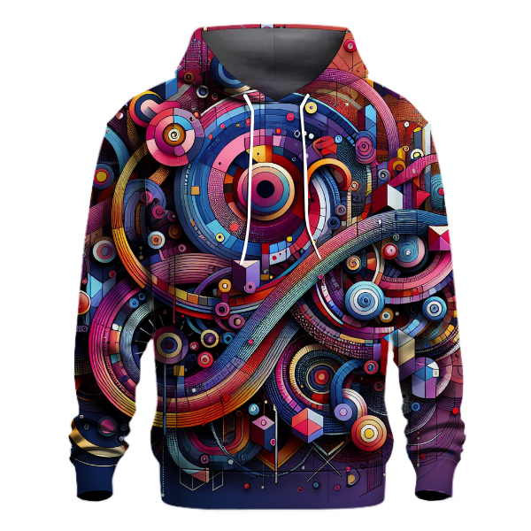 Artistic Geometric Shapes Hoodie