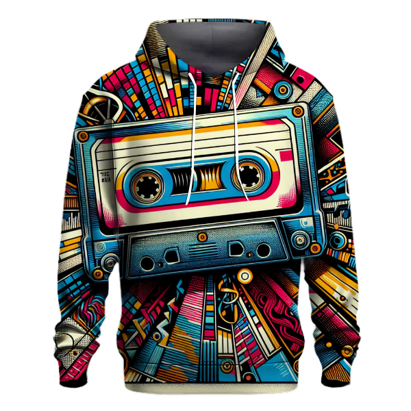 Retro Cassette Rhythm Hoodie