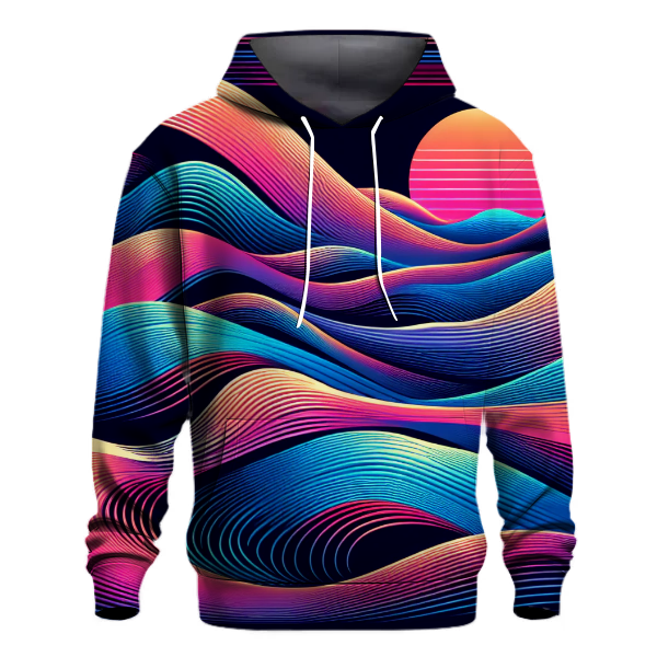 Retro Wave Wonders Hoodie