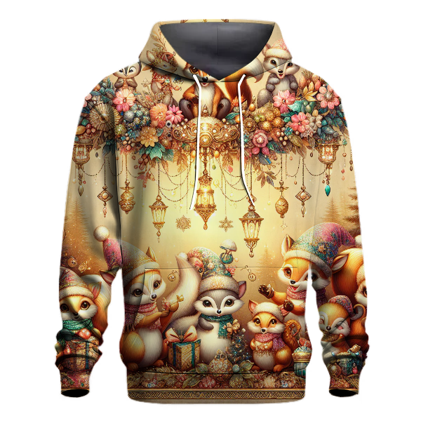 Joyful Christmas Critters Hoodie