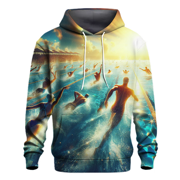 Swimming Serenity Style Hoodie