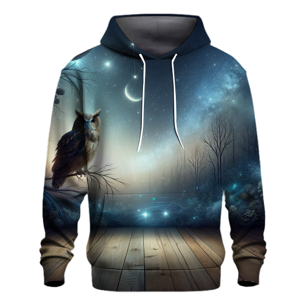 Mystical Owl Wisdom Hoodie