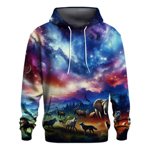 Cosmic Animal Kingdom Hoodie