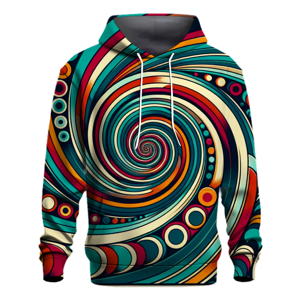 Groovy Spiral Illusion Hoodie