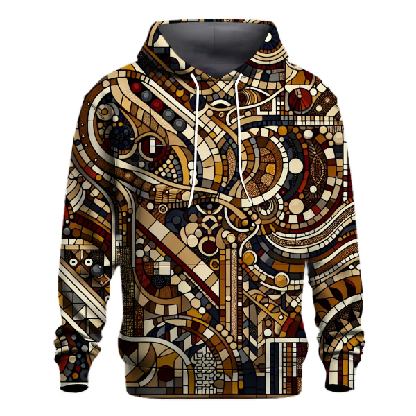 Vintage Patchwork Mosaic Hoodie