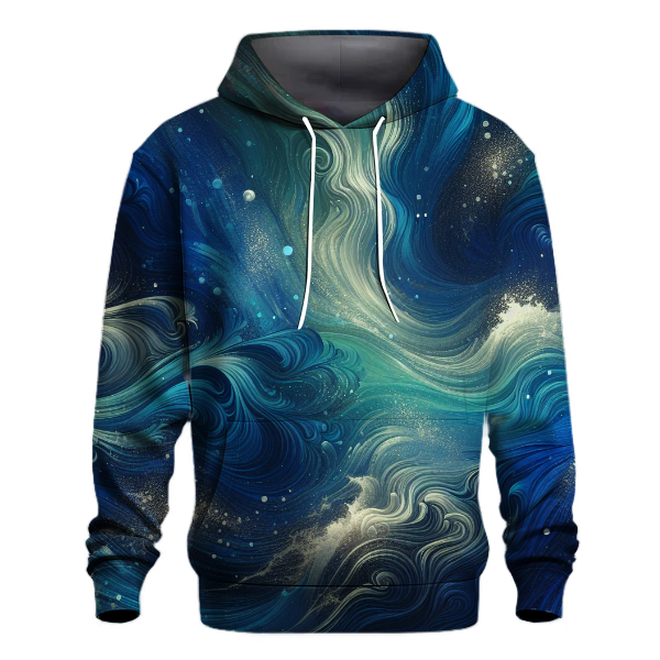Cobalt Dreams Tie-dye Design Hoodie
