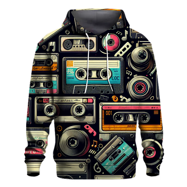 Retro Cassette Mix Hoodie