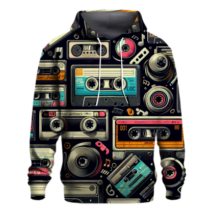 Retro Cassette Mix Hoodie