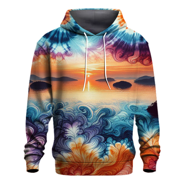 Sunset Lagoon Tie-Dye Hoodie
