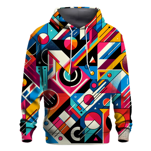 Color Pop Geometrics Hoodie