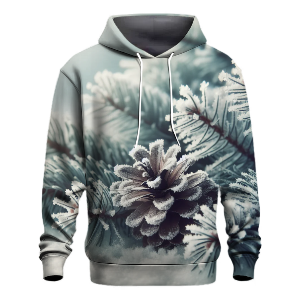 Frosted Pine Needle Hoodie