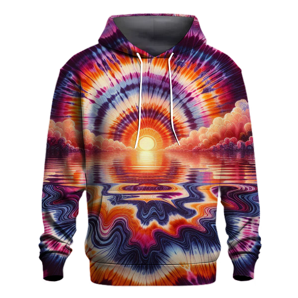 Sunset Ripple Effect Hoodie
