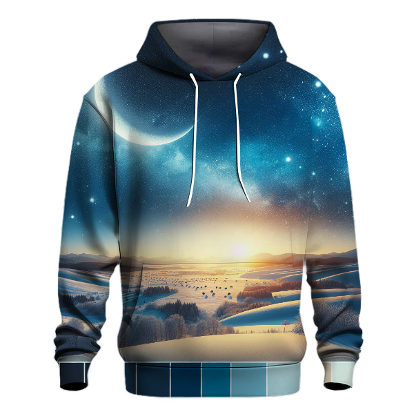 Celestial Winter Night Hoodie
