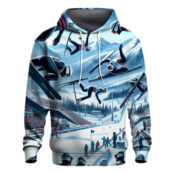 Ski Jumping Flight Hoodie