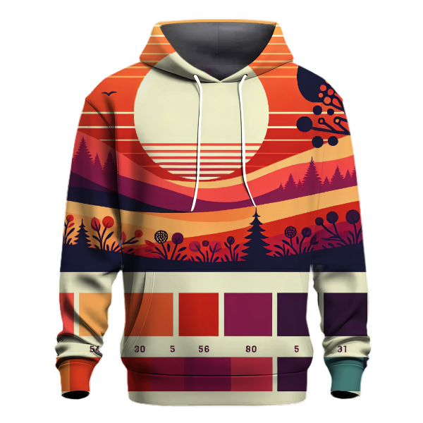 Sunset Reverie Silhouette Hoodie
