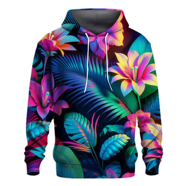 Neon Glow Paradise Hoodie