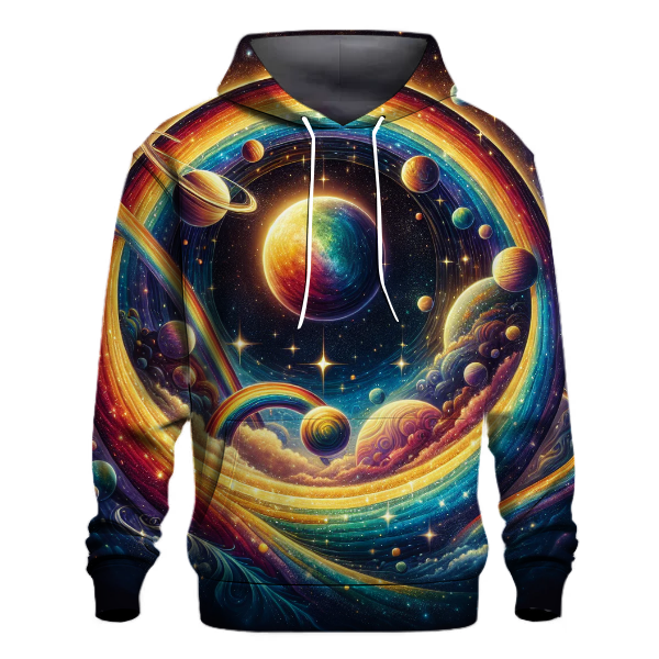 Cosmic Rainbow Adventure Hoodie