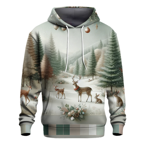 Enchanting Christmas Woodland Hoodie