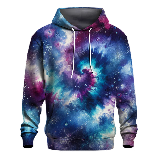 Starlit Dreams Tie-dye Design Hoodie