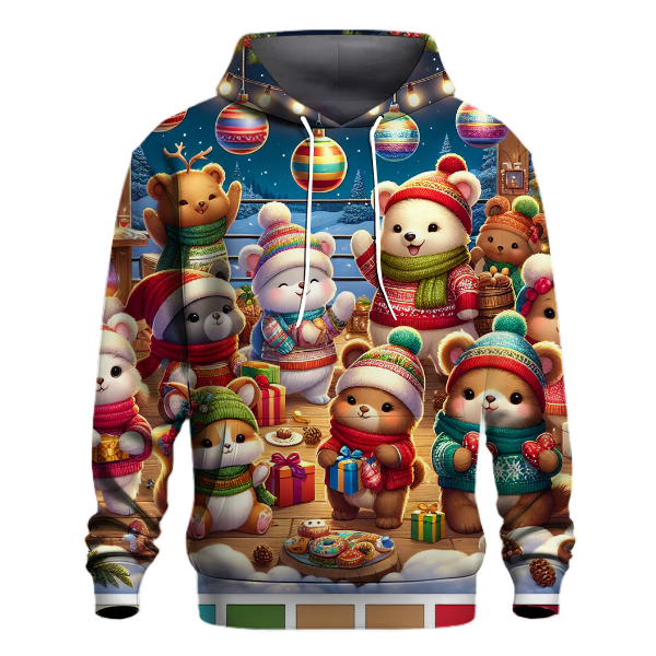 Cuddly Christmas Critters Hoodie