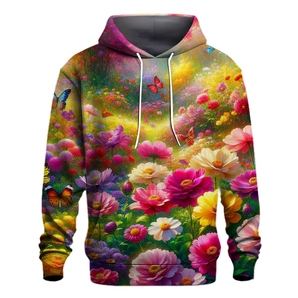 Cheerful Spring Garden Hoodie