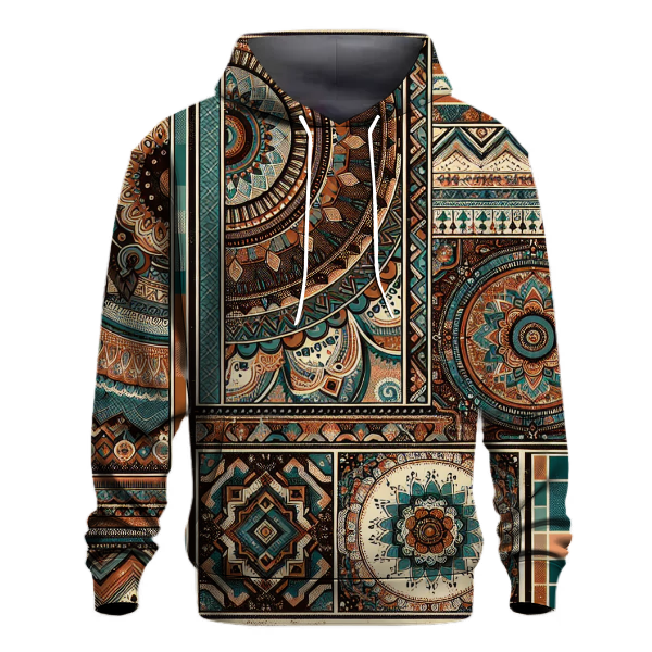 Bohemian Patterns and Textures Hoodie